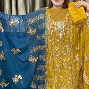 Code- Pakistani Design (Mustard)